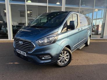 SPOTICAR Ford Tourneo Custom 2.0 310 Ecoblue Titanium L2 Euro 6 (s/s) 5dr Used Car - Commercial Vehicle Diesel Blue - Boston - 1200559050_2
