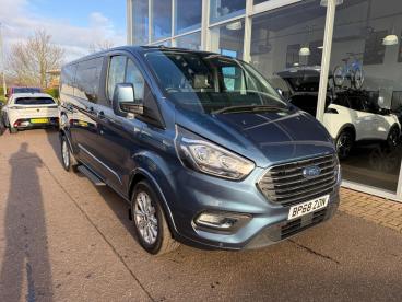 SPOTICAR Ford Tourneo Custom 2.0 310 Ecoblue Titanium L2 Euro 6 (s/s) 5dr Used Car - Commercial Vehicle Diesel Blue - Boston - 1200559050_3