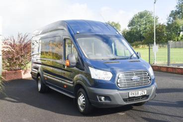 SPOTICAR Ford Transit 2.2 Tdci 460 Hdt Trend L4 H3 5dr (18 Seats) Used Car -  Diesel Blue - Ballymena County Antrim - 1200549431_1