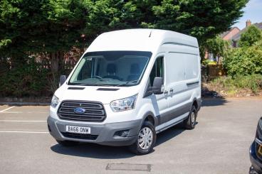 SPOTICAR Ford Transit 2.2 Tdci 350 Fwd L2 H2 Euro 5 5dr Used Car - Commercial Vehicle Diesel White - Hinckley - 1200614491_1