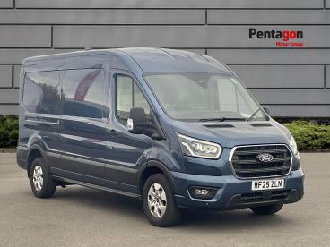 SPOTICAR Ford Transit 2.0 350 Ecoblue Limited Auto Fwd L3 H2 Euro 6 (s/s Used Car - Commercial Vehicle Diesel Blue - Sheffield - 1200632958_1