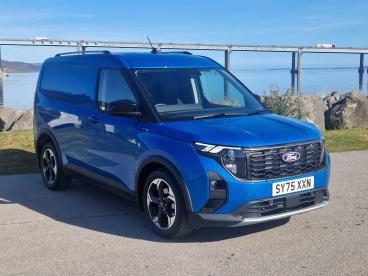 SPOTICAR Ford Transit Courier 1.5 Ecoblue Active Swb Euro 6 (s/s) 5dr Used Car - Commercial Vehicle Diesel Blue - Inverness - 1200588333_1