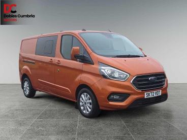 SPOTICAR Ford Transit Custom 2.0 320 Ecoblue Limited Crew Van Auto L2 H1 Euro 6 Used Car - Commercial Vehicle Diesel Orange - Workington - 1200524034_1