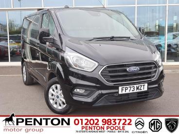 SPOTICAR Ford Transit Custom 2.0 300 Ecoblue Limited L1 H1 Euro 6 (s/s) 5dr Used Car - Commercial Vehicle Diesel Black - Poole - 1200548246_1