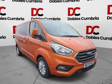 SPOTICAR Ford Transit Custom 2.0 320 Ecoblue Limited Crew Van Auto L2 H1 Euro 6 Used Car - Commercial Vehicle Diesel Orange - Workington - 1200568091_1