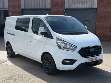 SPOTICAR Ford Transit Custom 2.0 320 Ecoblue Limited Crew Van L2 H1 Euro 6 (s/s Used Car - Commercial Vehicle Diesel White - Billinghay - 1200596919_1