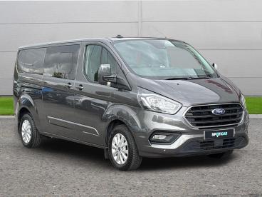 SPOTICAR Ford Transit Custom 2.0 320 Ecoblue Limited Crew Van L2 H1 Euro 6 (s/s Used Car - Commercial Vehicle Diesel Grey - Worksop - 1200627438_1