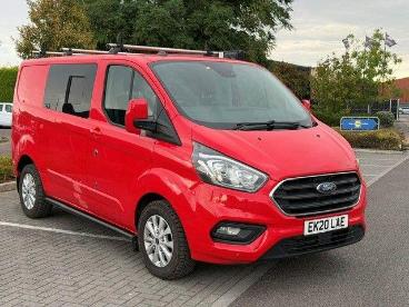 SPOTICAR Ford Transit Custom 2.0 280 Ecoblue Limited Auto L1 H1 Euro 6 (s/s) 5d Used Car - Commercial Vehicle Diesel Red - Cheltenham - 1200628691_1