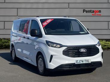 SPOTICAR Ford Transit Custom 2.0 280 Ecoblue Trend Crew Van L2 H1 Euro 6 (s/s) Used Car - Commercial Vehicle Diesel White - Sheffield - 1200632959_1