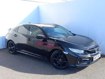 SPOTICAR Honda Civic 1.0 Vtec Turbo Ex Sport Line Euro 6 (s/s) 5dr Used Car - Saloon Petrol Black - Trowbridge - 1200540393_1