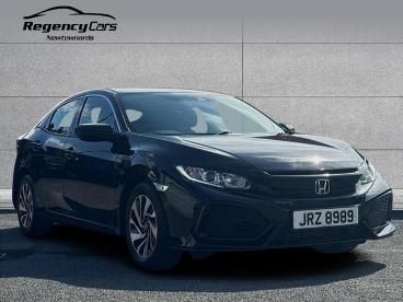 SPOTICAR Honda Civic 1.0 Vtec Turbo Se Cvt Euro 6 (s/s) 5dr Used Car - Saloon Petrol Black - Newtownards - 1200544854_1