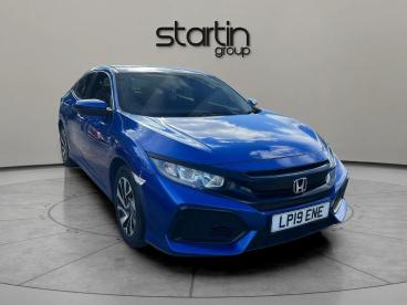 SPOTICAR Honda Civic 1.0 Vtec Turbo Se Euro 6 (s/s) 5dr Used Car - Saloon Petrol Blue - Redditch - 1200550181_1