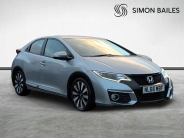 SPOTICAR Honda Civic 1.8 I-vtec Se Plus (navi) Euro 6 (s/s) 5dr Used Car - Saloon Petrol Silver - Northallerton - 1200560918_1