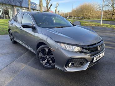 SPOTICAR Honda Civic 1.0 Vtec Turbo Sr Cvt Euro 6 (s/s) 5dr Used Car - Saloon Petrol Grey - Swansea - 1200565048_1