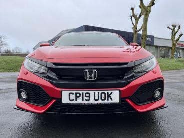 SPOTICAR Honda Civic 1.5 Vtec Turbo Gpf Sport Plus Euro 6 (s/s) 5dr Used Car - Saloon Petrol Red - Swansea - 1200582045_2