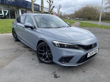 SPOTICAR Honda Civic 2.0 H I-mmd Advance Ecvt Euro 6 (s/s) 5dr Used Car - Saloon Hybrid Grey - Swansea - 1200589637_1