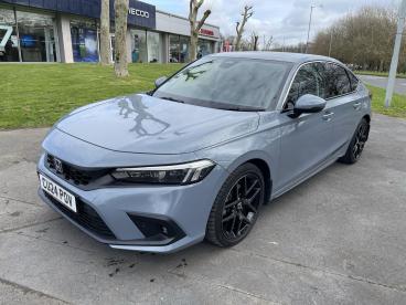 SPOTICAR Honda Civic 2.0 H I-mmd Advance Ecvt Euro 6 (s/s) 5dr Used Car - Saloon Hybrid Grey - Swansea - 1200589637_3