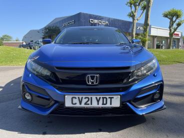 SPOTICAR Honda Civic 1.5 Vtec Turbo Sport Euro 6 (s/s) 5dr Used Car - Saloon Petrol Blue - Swansea - 1200605541_2