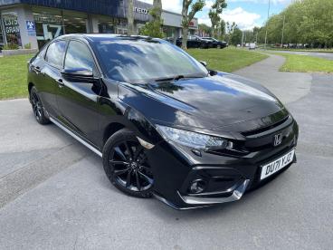 SPOTICAR Honda Civic 1.5 Vtec Turbo Sport Euro 6 (s/s) 5dr Used Car - Saloon Petrol Black - Swansea - 1200609114_1
