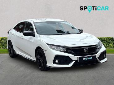 SPOTICAR Honda Civic 1.0 Vtec Turbo Sport Line Euro 6 (s/s) 5dr Used Car - Saloon Petrol White - Dumfries - 1200609426_1