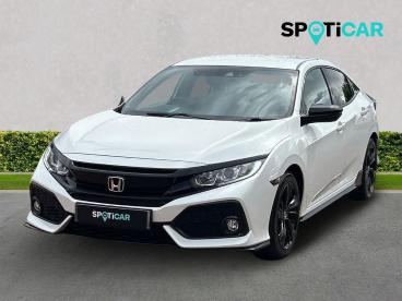 SPOTICAR Honda Civic 1.0 Vtec Turbo Sport Line Euro 6 (s/s) 5dr Used Car - Saloon Petrol White - Dumfries - 1200609426_4