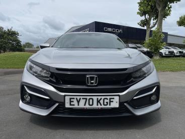 SPOTICAR Honda Civic 1.0 Vtec Turbo Sr Euro 6 (s/s) 5dr Used Car - Saloon Petrol Silver - Swansea - 1200614400_2