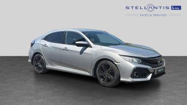 SPOTICAR Honda Civic 1.0 Vtec Turbo Sr Cvt Euro 6 (s/s) 5dr Used Car - Saloon Petrol Silver - Bristol - 1200616529_1