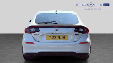 SPOTICAR Honda Civic 2.0 H I-mmd Sport Ecvt Euro 6 (s/s) 5dr Used Car - Saloon Hybrid White - Bristol - 1200625435_4