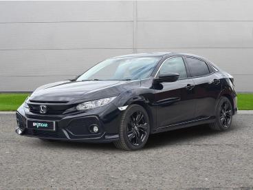 SPOTICAR Honda Civic 1.0 Vtec Turbo Sr Euro 6 (s/s) 5dr Used Car - Saloon Petrol Black - Selby - 1200631184_3