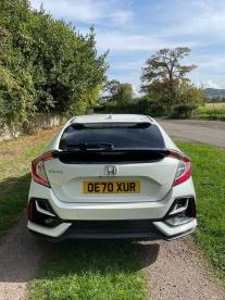 SPOTICAR Honda Civic 1.0 Vtec Turbo Sr Euro 6 (s/s) 5dr Used Car - Saloon Petrol White - Abergavenny - 1200637768_4