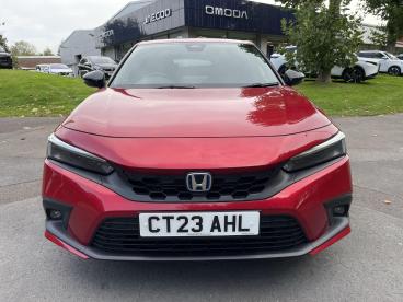 SPOTICAR Honda Civic 2.0 H I-mmd Sport Ecvt Euro 6 (s/s) 5dr Used Car - Saloon Hybrid Red - Swansea - 1200640220_2