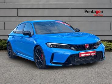 SPOTICAR Honda Civic 2.0 Vtec Turbo Type R Euro 6 (s/s) 5dr Used Car - Saloon Petrol Blue - Lincoln - 1200640525_1