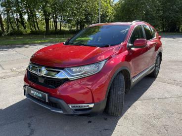 SPOTICAR Honda Cr-v 2.0 H I-mmd Ex Ecvt 4wd Euro 6 (s/s) 5dr Used Car - Suv Hybrid Red - Swansea - 1200547049_3
