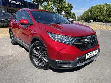 SPOTICAR Honda Cr-v 2.0 H I-mmd Sr Ecvt Euro 6 (s/s) 5dr Used Car - Suv Hybrid Red - Swansea - 1200626632_1