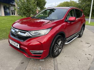 SPOTICAR Honda Cr-v 2.0 H I-mmd Ex Ecvt 4wd Euro 6 (s/s) 5dr Used Car - Suv Hybrid Red - Swansea - 1200645058_3