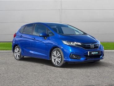 SPOTICAR Honda Jazz 1.3 I-vtec Ex Navi Cvt Euro 6 (s/s) 5dr Used Car - City Car Petrol Blue - Selby - 1200541393_1