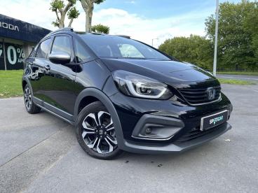 SPOTICAR Honda Jazz 1.5 H I-mmd Crosstar Ex Ecvt Euro 6 (s/s) 5dr Used Car - City Car Hybrid Black - Swansea - 1200543477_1