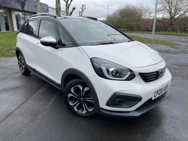 SPOTICAR Honda Jazz 1.5 H I-mmd Crosstar Ex Ecvt Euro 6 (s/s) 5dr Used Car - City Car Hybrid White - Swansea - 1200576492_1