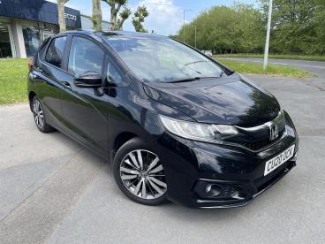 SPOTICAR Honda Jazz 1.3 I-vtec Ex Euro 6 (s/s) 5dr Used Car - City Car Petrol Black - Swansea - 1200606298_1