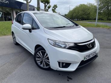 SPOTICAR Honda Jazz 1.3 I-vtec Ex Euro 6 (s/s) 5dr Used Car - City Car Petrol White - Swansea - 1200606631_1