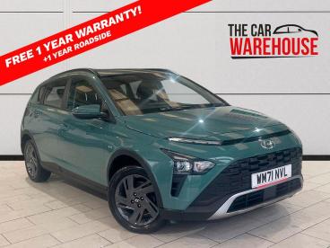 SPOTICAR Hyundai Bayon 1.0 Tgdi 48v Mhev Se Connect 5dr Used Car - Suv Petrol Green - Bridgend - 1200561688_1
