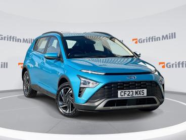 SPOTICAR Hyundai Bayon 1.0 T-gdi Mhev Se Connect Euro 6 (s/s) 5dr Used Car - Suv Hybrid Blue - Pontypridd - 1200588138_1