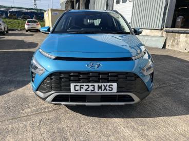 SPOTICAR Hyundai Bayon 1.0 T-gdi Mhev Se Connect Euro 6 (s/s) 5dr Used Car - Suv Hybrid Blue - Pontypridd - 1200588138_2