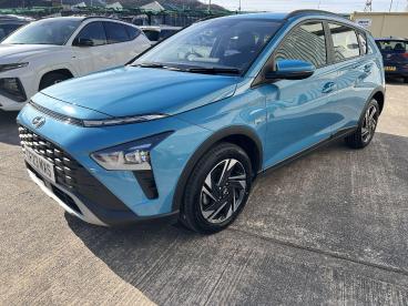 SPOTICAR Hyundai Bayon 1.0 T-gdi Mhev Se Connect Euro 6 (s/s) 5dr Used Car - Suv Hybrid Blue - Pontypridd - 1200588138_3