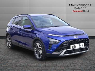 SPOTICAR Hyundai Bayon 1.0 T-gdi Mhev Premium Euro 6 (s/s) 5dr Used Car - Suv Hybrid Blue - Bangor - 1200601301_1