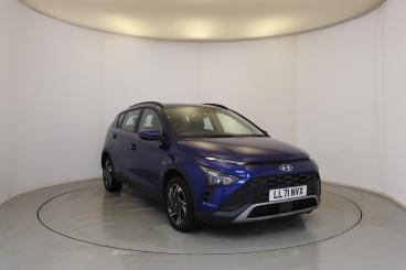 SPOTICAR Hyundai Bayon 1.0 T-gdi Mhev Se Connect Euro 6 (s/s) 5dr Used Car - Suv Hybrid Blue - Wellingborough - 1200608393_1