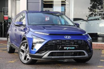 SPOTICAR Hyundai Bayon 1.0 T-gdi Mhev Premium Dct Euro 6 (s/s) 5dr Used Car - Suv Hybrid Blue - Bulkington - 1200644349_1