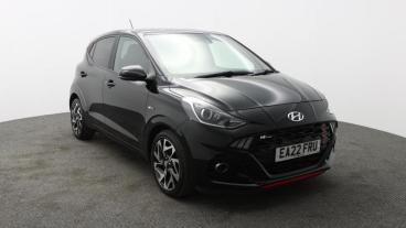 SPOTICAR Hyundai I10 1.0 T-gdi N Line Euro 6 (s/s) 5dr Used Car - City Car Petrol Black - Truro - 1200522372_1