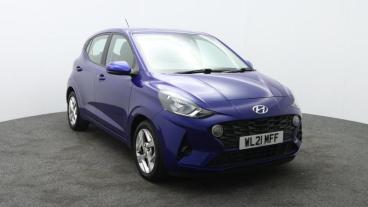 SPOTICAR Hyundai I10 1.0 Se Connect Euro 6 (s/s) 5dr Used Car - City Car Petrol Blue - Truro - 1200541670_1