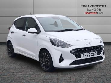 SPOTICAR Hyundai I10 1.2 Premium Auto Euro 6 (s/s) 5dr Used Car - City Car Petrol White - Bangor - 1200588483_1